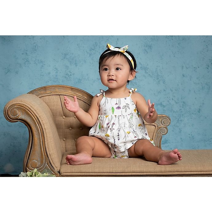 slide 3 of 7, Kidding Around Baby Girls dress romper & Headband, 1 ct