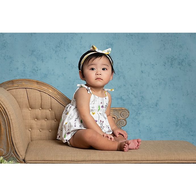 slide 4 of 7, Kidding Around Baby Girls dress romper & Headband, 1 ct