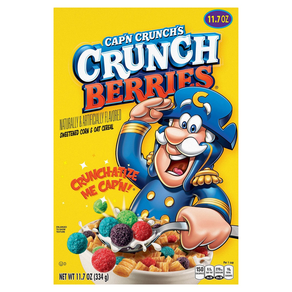 slide 9 of 9, Cap'n Crunch Fruit Cereal, 11.7 oz