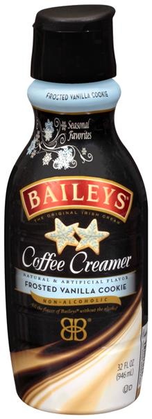 slide 1 of 1, Bailey's Coffee Creamer - Non-Alcoholic Frosted Vanilla Cookie, 32 fl oz