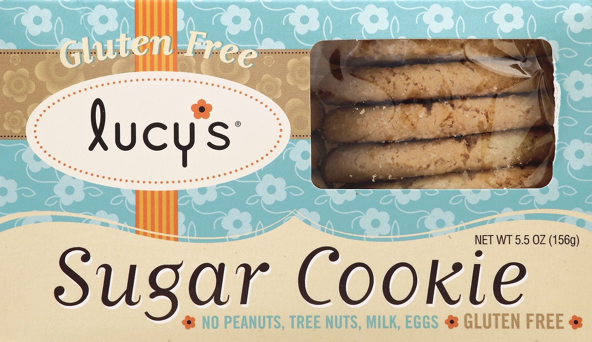 slide 4 of 4, Lucy's Gluten Free Sugar Cookies, 5.5 oz