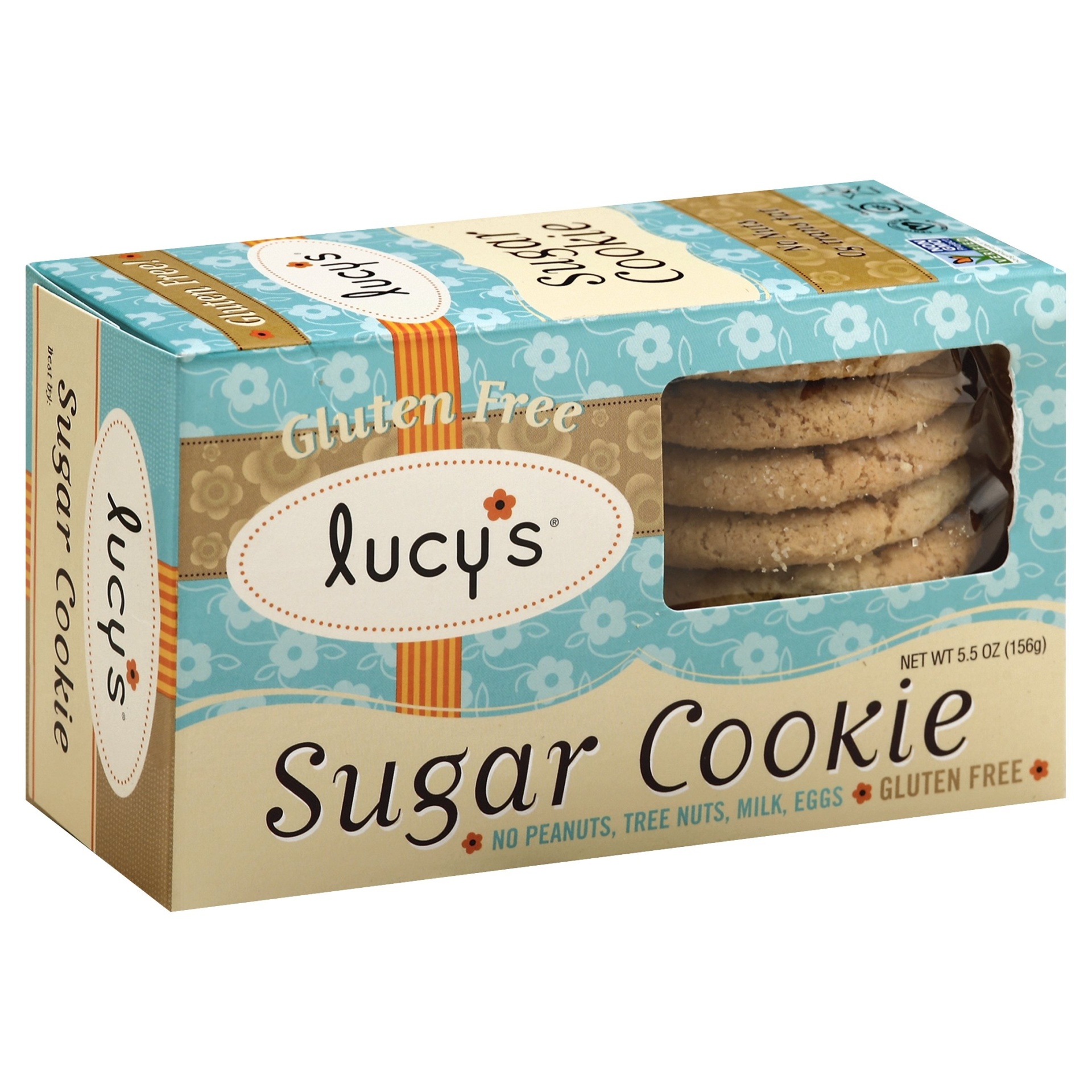 slide 1 of 4, Lucy's Gluten Free Sugar Cookies, 5.5 oz