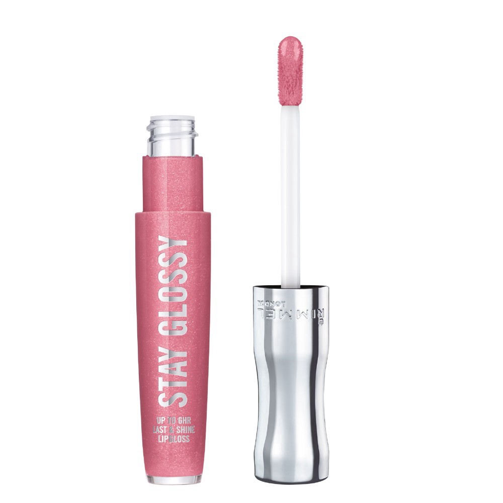 slide 2 of 2, Rimmel London Stay Glossy 140 Flower Power Lip Gloss, 1 ct