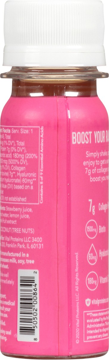 slide 5 of 9, Vital Proteins Glow Strawberry & Lemon Collagen Shot 2 oz, 2 oz