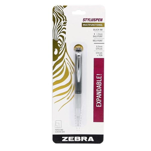 slide 1 of 1, Zebra Pen Corp Zebra Expandable Stylus Pen Black Ink, 1 ct
