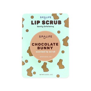 slide 1 of 1, SPA LIFE Spalife Exfoliating Lip Scrub, Chocolate Bunny, 1 ct