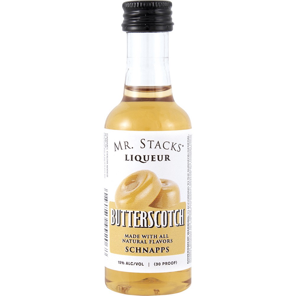 slide 1 of 1, Mr Stacks Butterscotch Schnapps, 50 ml