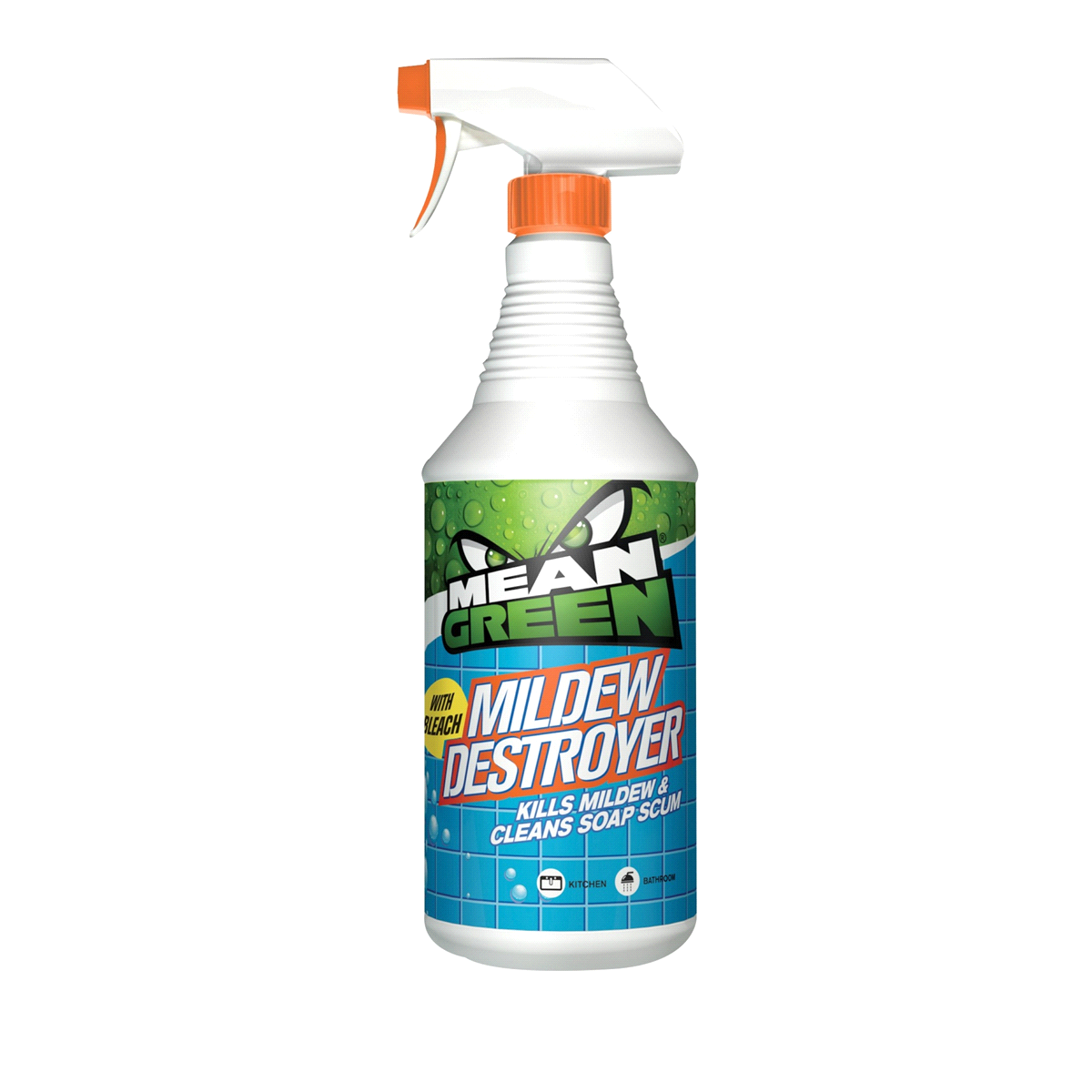 slide 1 of 1, Mean Green Mildew Destroyer with Bleach, 32 oz