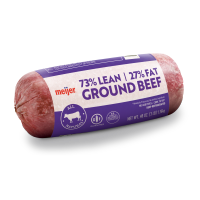 slide 3 of 13, Meijer 73/27 Ground Beef, 3 lb, 3 lb