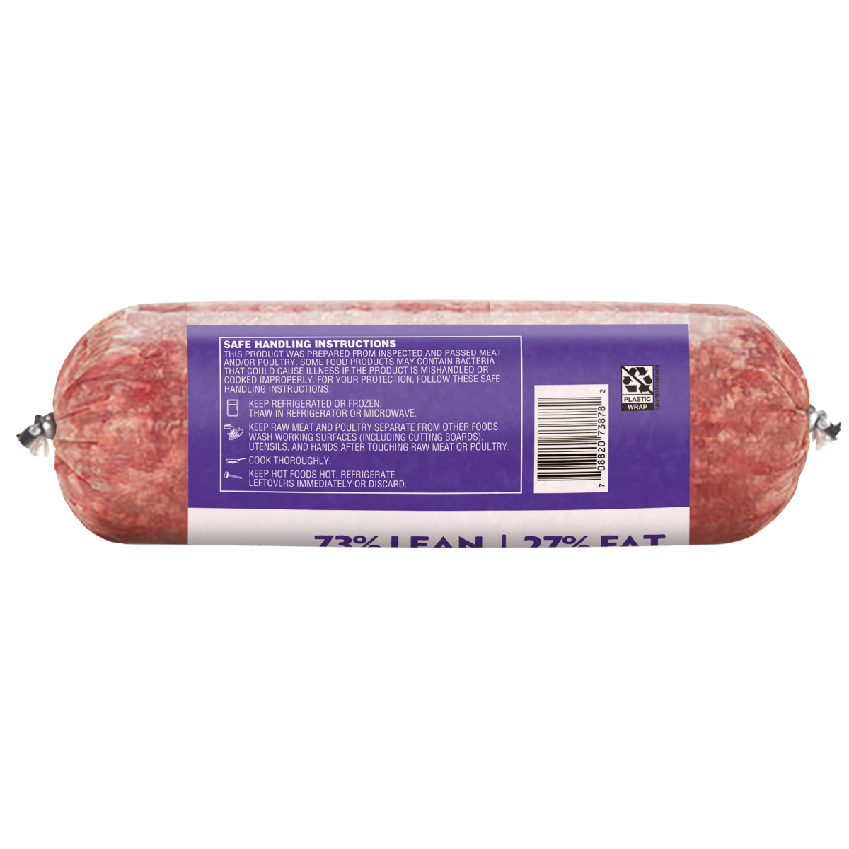 slide 8 of 13, Meijer 73/27 Ground Beef, 3 lb, 3 lb