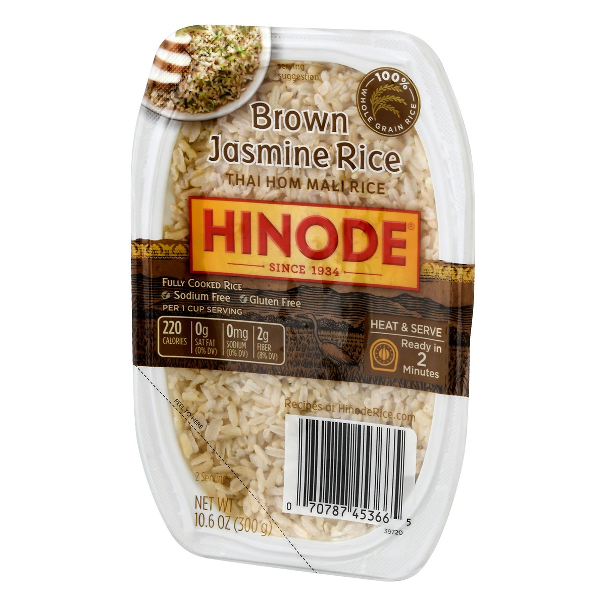 slide 3 of 9, Hinode Brown Jasmine Rice 10.6 oz, 10.6 oz