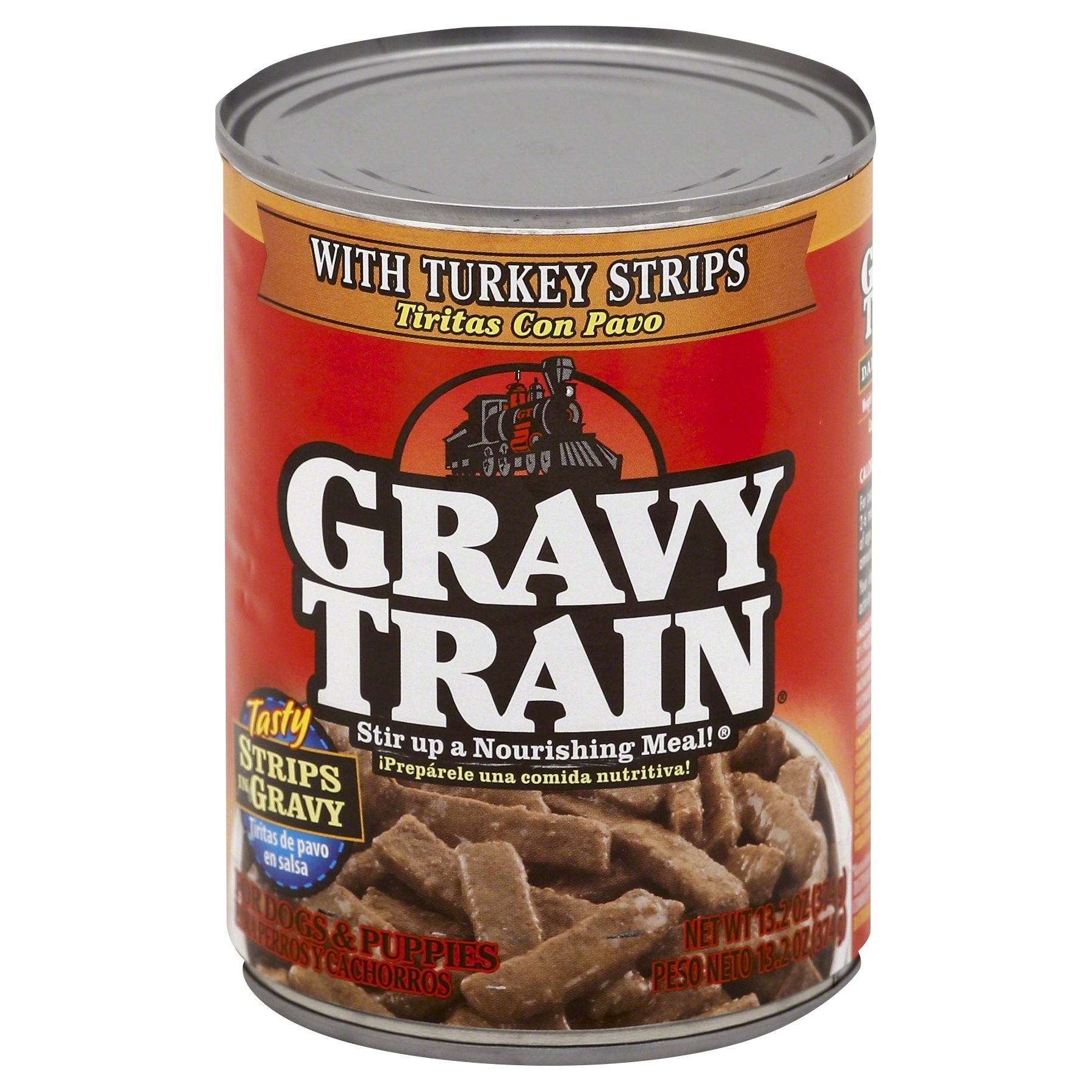 slide 1 of 6, Gravy Train Turkey Dog And Puppy Food, 13.2 oz