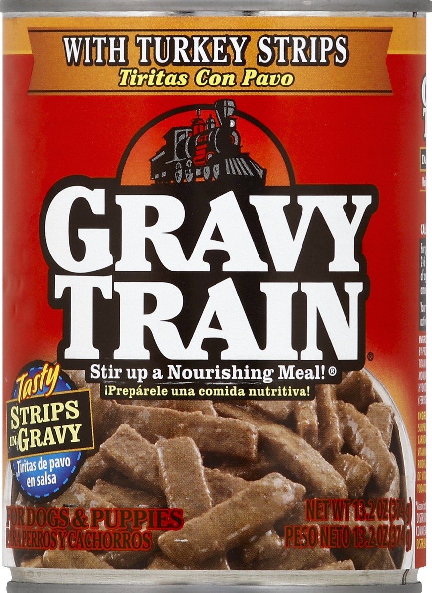 slide 5 of 6, Gravy Train Turkey Dog And Puppy Food, 13.2 oz