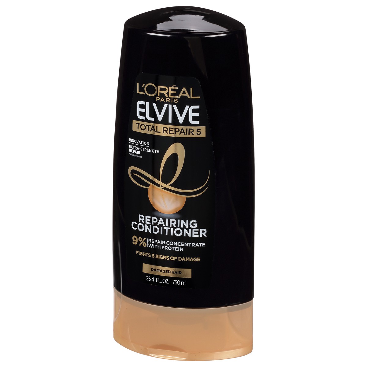 slide 9 of 9, L'Oréal Elvive Damaged Hair Total Repair 5 Repairing Conditioner 25.4 fl oz, 25.4 oz