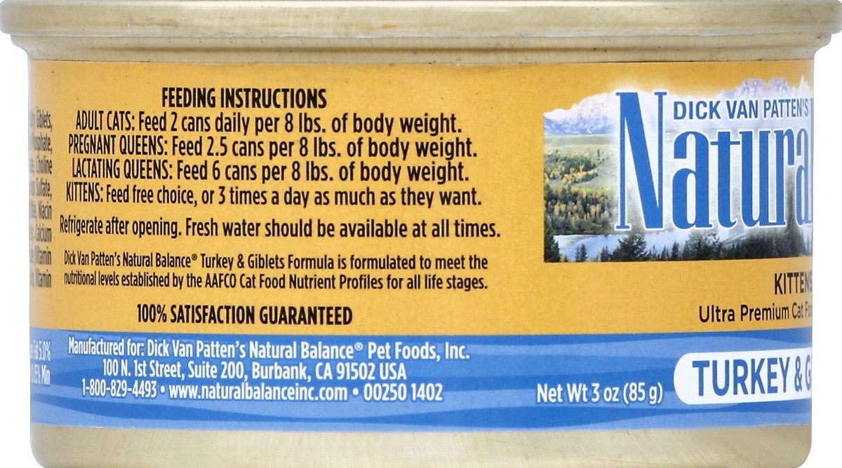 slide 2 of 6, Natural Balance Cat Food 3 oz, 3 oz