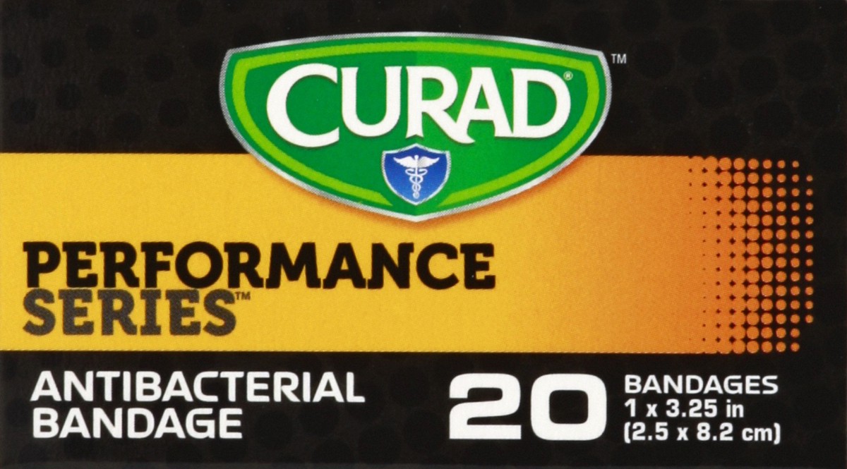 slide 2 of 4, Curad Antibacterial Adhesive Bandages, 20 ct