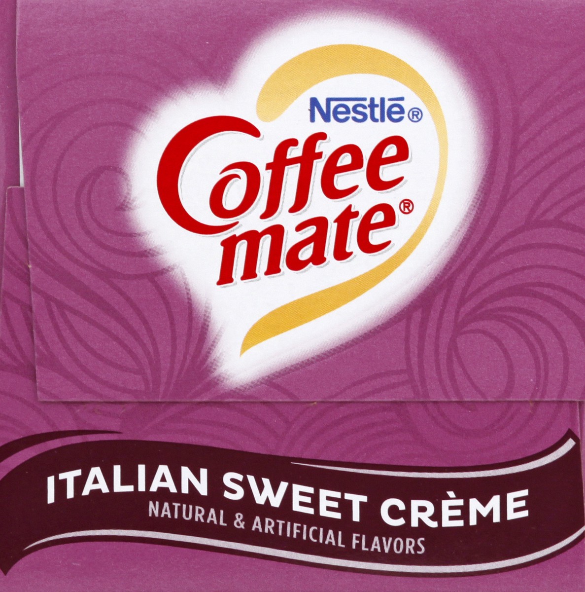 slide 11 of 13, NESTLE COFFEE MATE Coffee Creamer Italian Sweet Crème Flavor, Liquid Creamer Singles, 0.375 fl oz, 50 Count., 18.70 fl oz