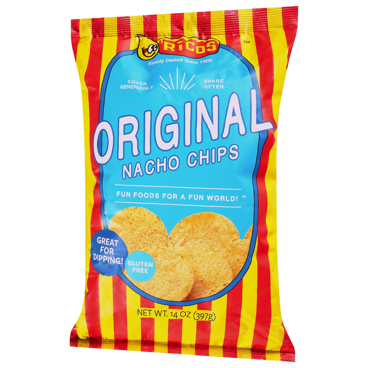 slide 11 of 14, Rico's Original Nacho Chips 14 oz, 14 oz