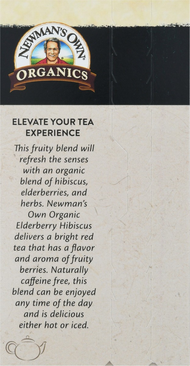 slide 5 of 12, Newman's Own Caffeine Free Elderberry Hibiscus Herbal Tea - 20 ct, 20 ct