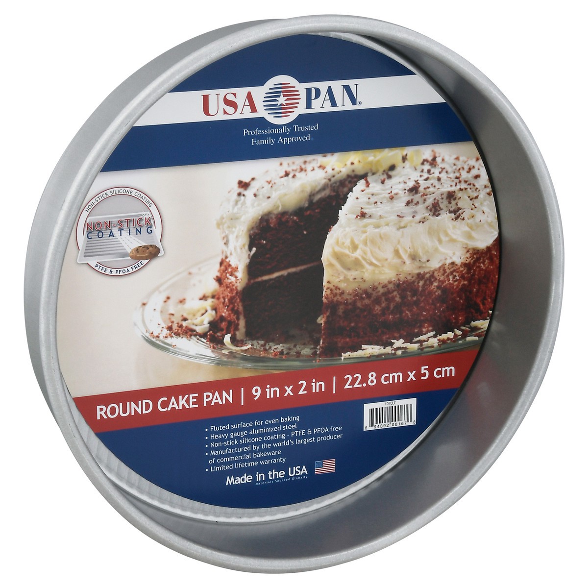 slide 2 of 11, USA Pan 9 Inch Round Cake Pan 1 ea, 1 ea