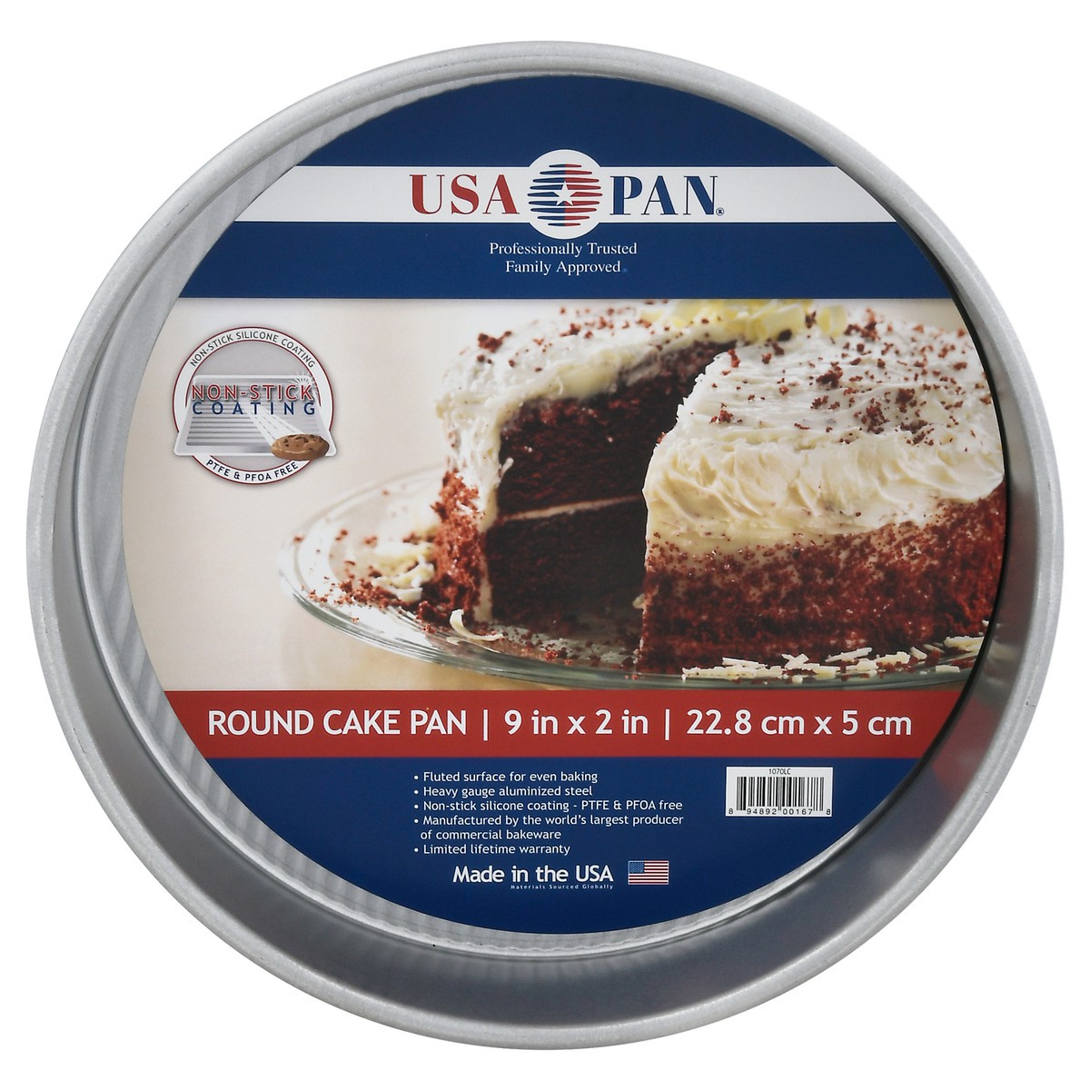 slide 1 of 11, USA Pan 9 Inch Round Cake Pan 1 ea, 1 ea