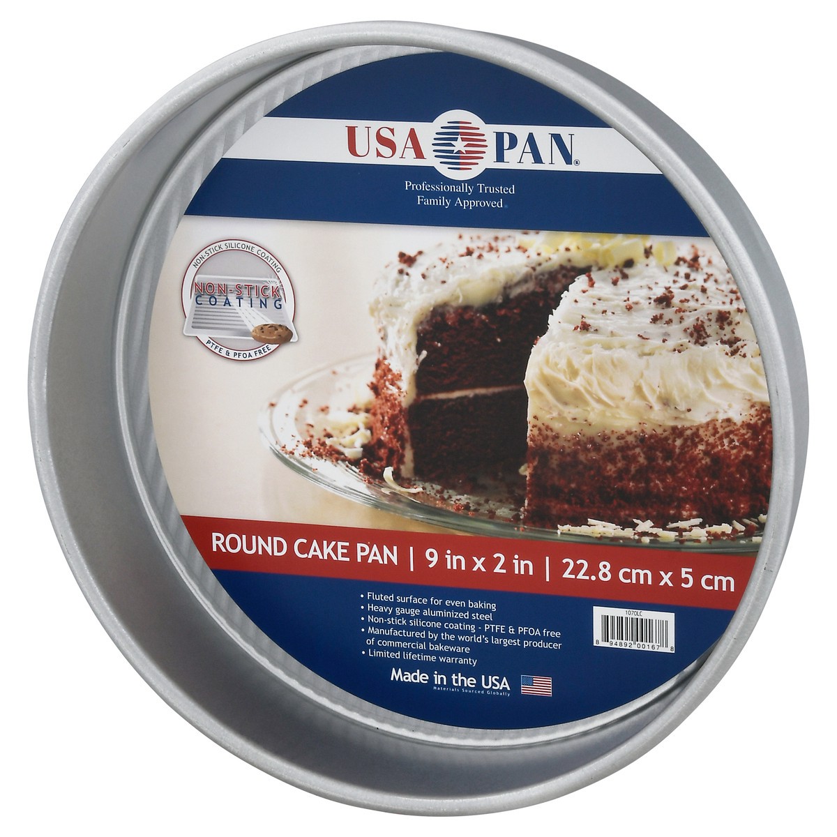 slide 10 of 11, USA Pan 9 Inch Round Cake Pan 1 ea, 1 ea