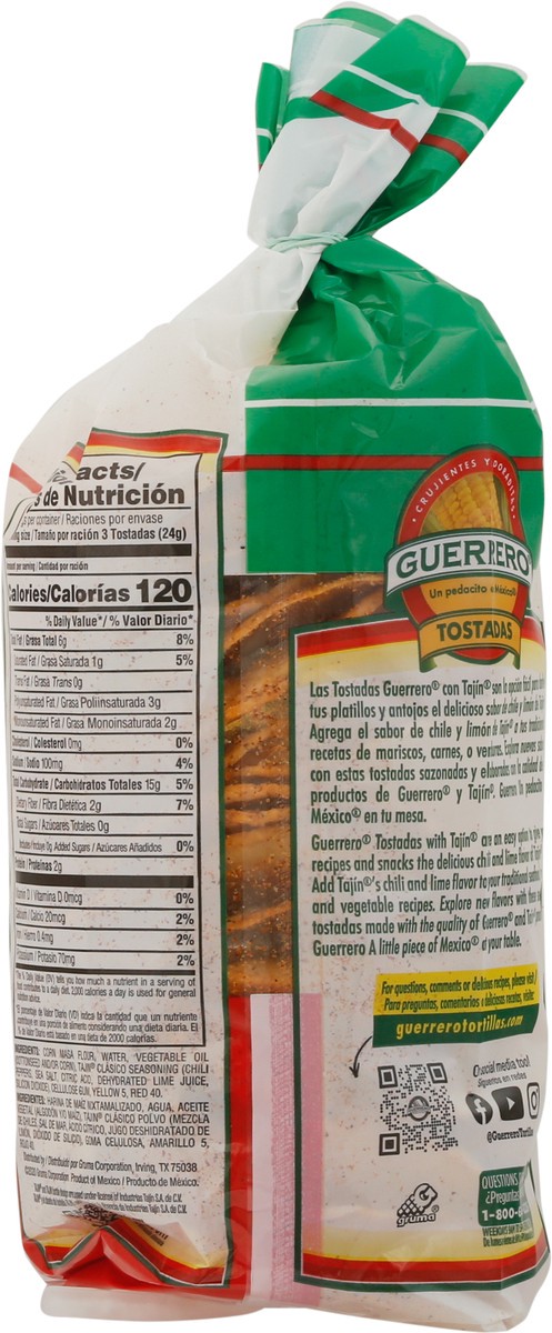 slide 3 of 9, Guerrero Tajin Tostadas, 25 Count, 7.05 oz
