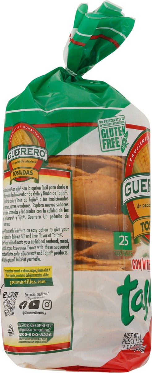 slide 9 of 9, Guerrero Tajin Tostadas, 25 Count, 7.05 oz