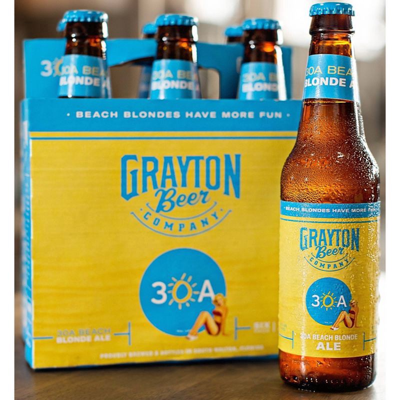 slide 2 of 2, Grayton Beer Co. Grayton Beach 30A Beach Blonde, 6 ct; 12 oz
