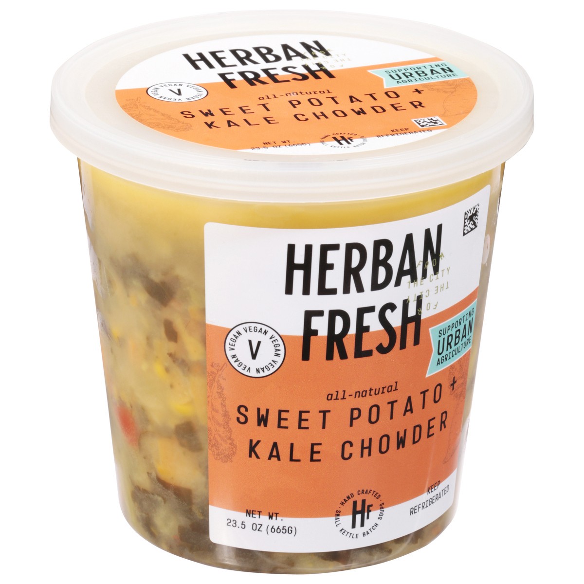 slide 2 of 9, Herban Fresh Sweet Potato + Kale Chowder 23.5 oz, 23.5 oz