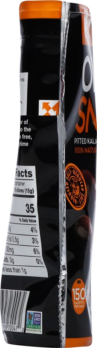 slide 6 of 13, Gaea Pitted Kalamata Olives Olive Snack 2.3 oz, 2.3 oz