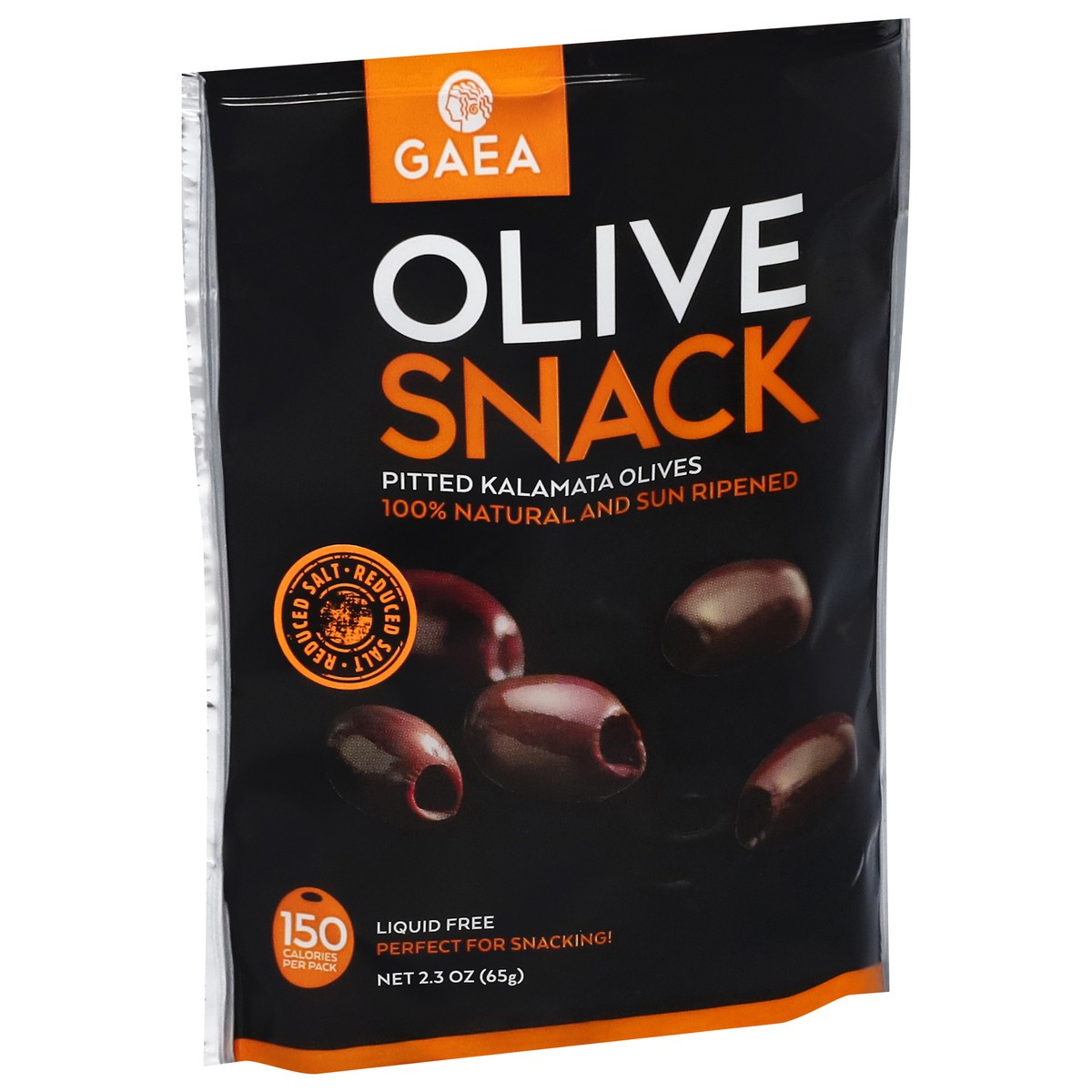 slide 5 of 13, Gaea Pitted Kalamata Olives Olive Snack 2.3 oz, 2.3 oz