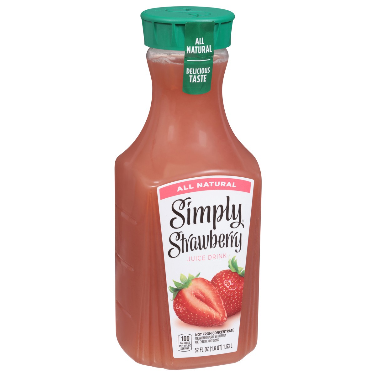 slide 8 of 13, Simply All Natural Juice Drink Strawberry - 52 fl oz, 52 fl oz