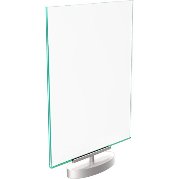 slide 2 of 10, Deflect-O Superior Image Swivel Sign Holder, Clear, 1 ct