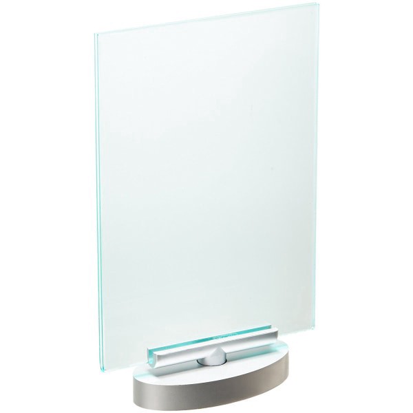 slide 1 of 10, Deflect-O Superior Image Swivel Sign Holder, Clear, 1 ct