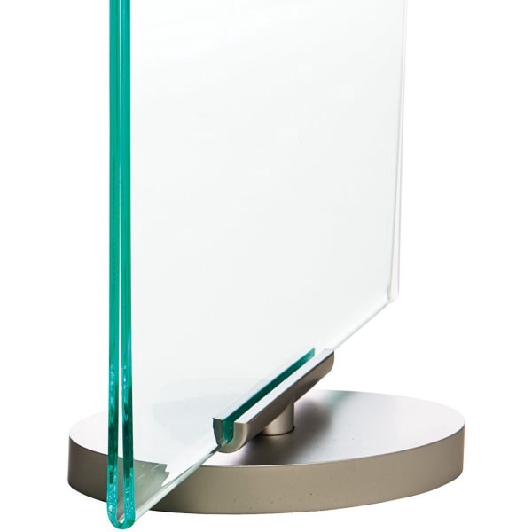 slide 3 of 10, Deflect-O Superior Image Swivel Sign Holder, Clear, 1 ct
