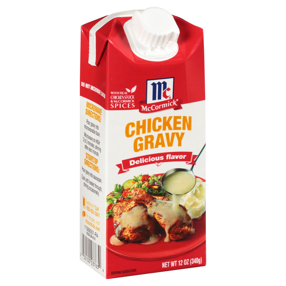 slide 1 of 8, McCormick Simply Better Chicken Gravy, 12 oz