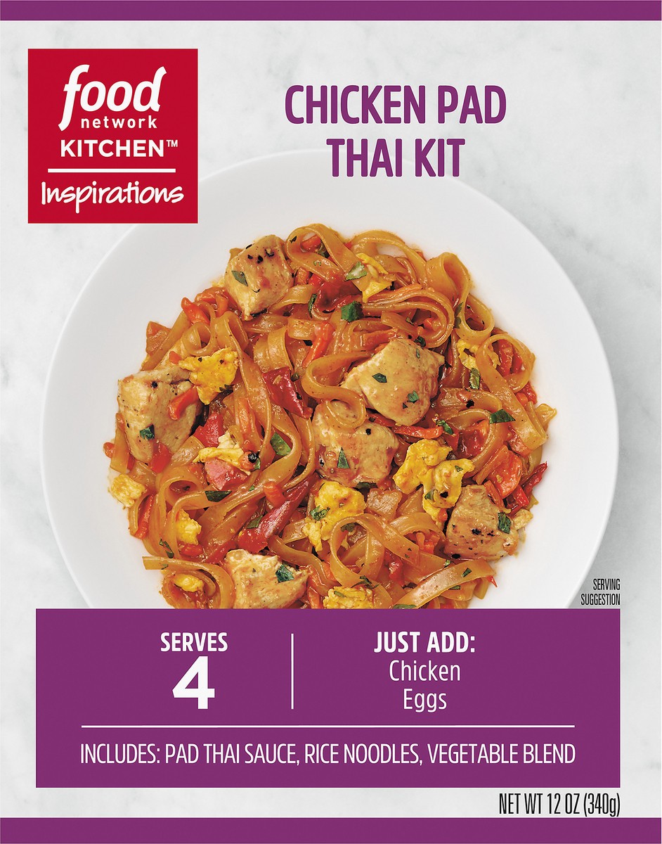 slide 1 of 8, Food Network Inspirations Chicken Pad Thai Kit 12 oz. Box, 12 oz