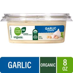 Simple Truth Organic Garlic Hummus - 8 oz
