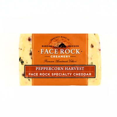 slide 1 of 1, Face Rock Cheddar Peppercorn Harvest, 6 oz