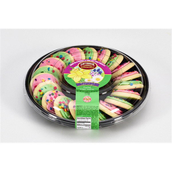 slide 1 of 1, Lofthouse Spring Frosted Sugar Cookie Tray, 25.6 oz