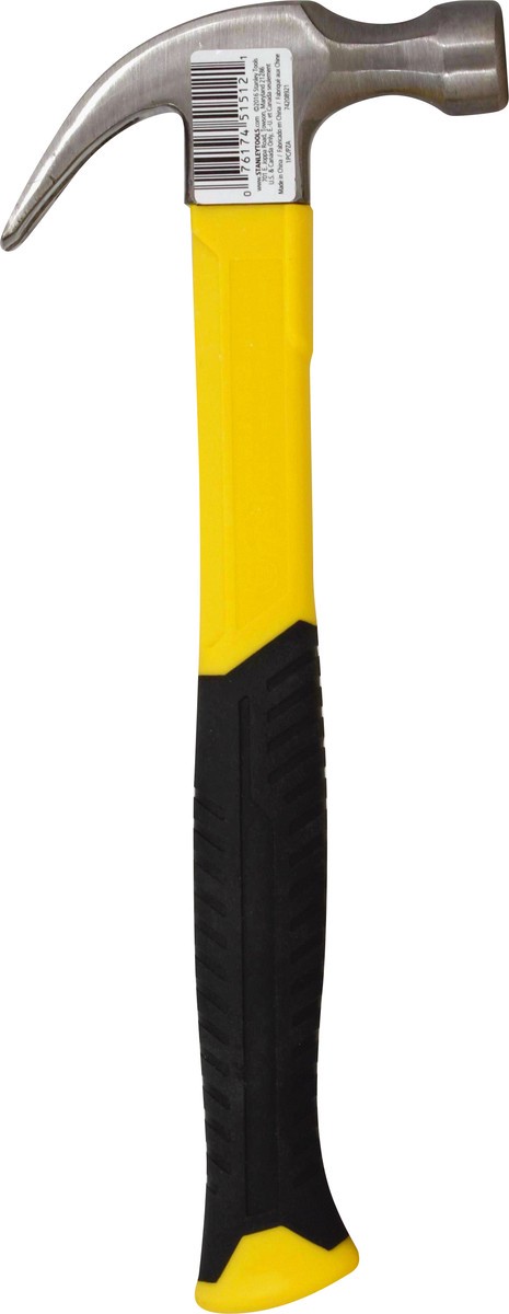 slide 7 of 7, Stanley Curve Claw Fiberglass Hammer, 16 oz