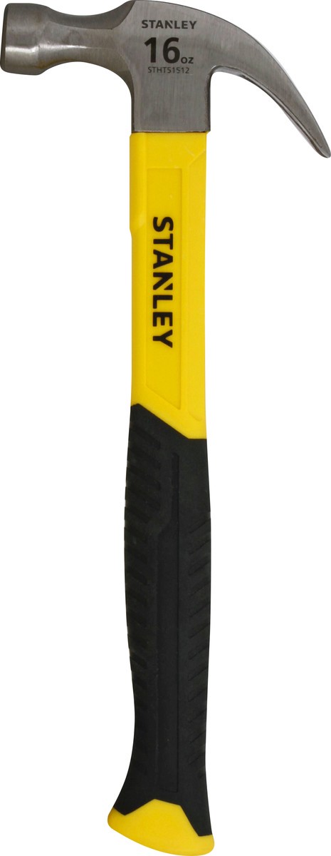 slide 5 of 7, Stanley Curve Claw Fiberglass Hammer, 16 oz