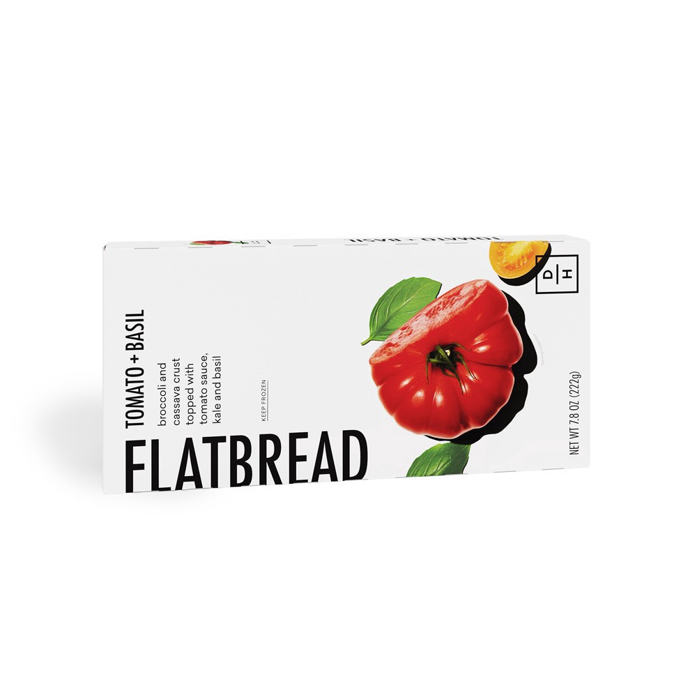 slide 1 of 6, Daily Harvest Tomato + Basil Flatbread, 7.8 oz