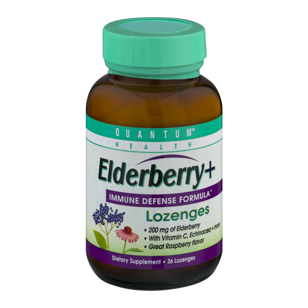 slide 1 of 1, Quantum Health Elderberry+ Immune Defense Formula, 36 ct