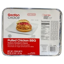 slide 1 of 1, Gordon Choice Bbq Pulled Chicken, 256 oz