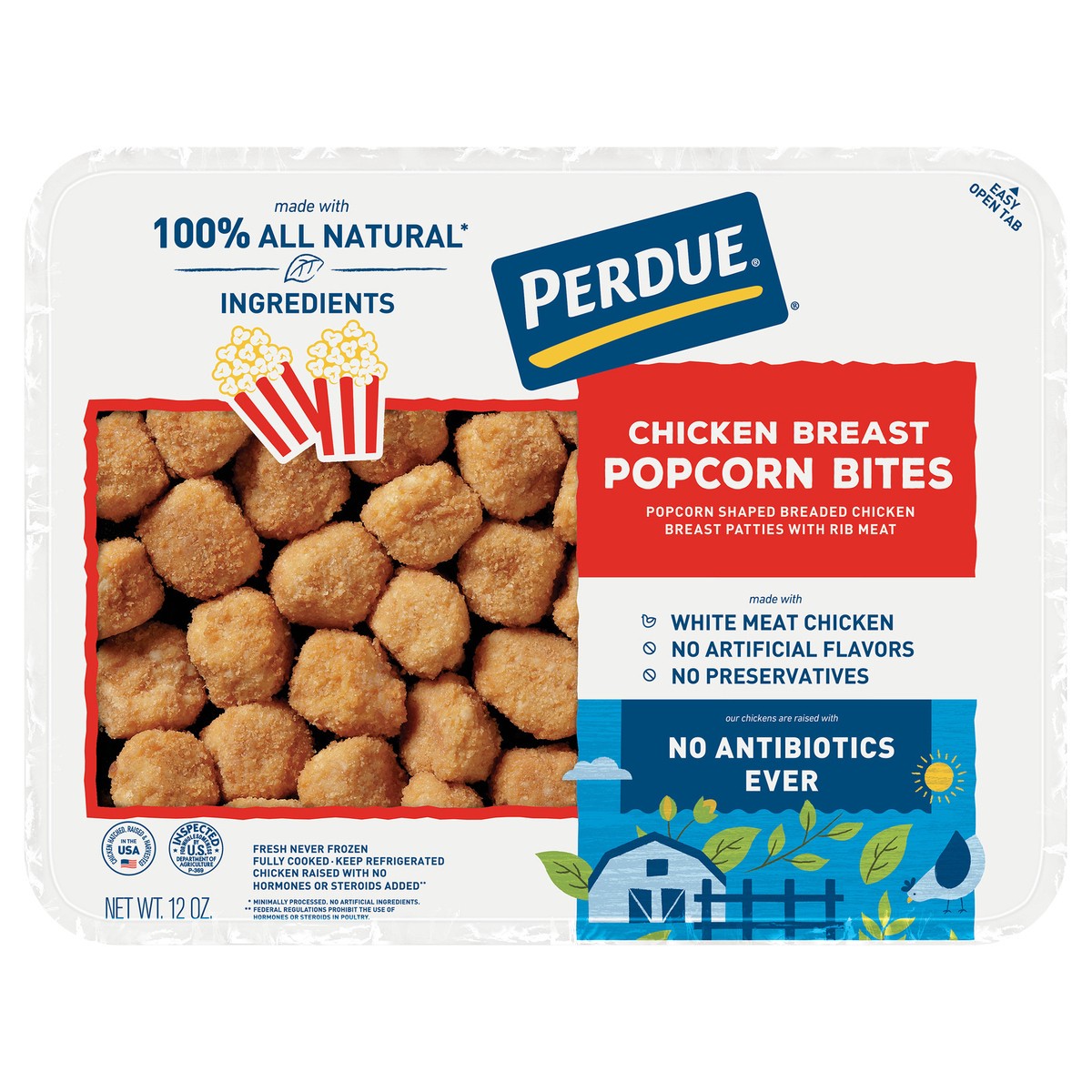 slide 1 of 3, Perdue Popcorn Chicken, 12 oz