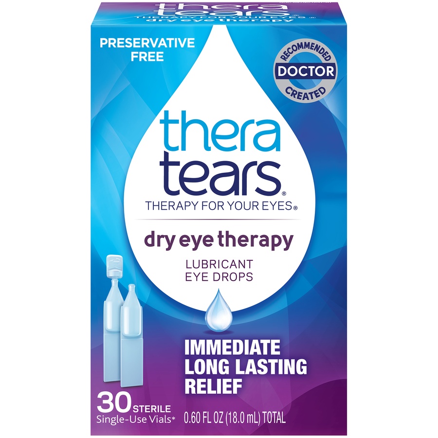 TheraTears Preservative Free Dry Eye Therapy Lubricant Eye Drops SingleUse Vials 30 ct Shipt