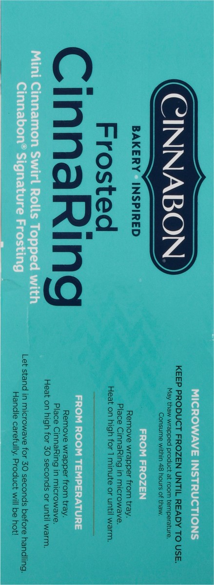 slide 7 of 9, Cinnabon Golden West Cinnabon Cinnabon Bakery Inspired Frosted Cinnaring 13 Ounces, 13 oz