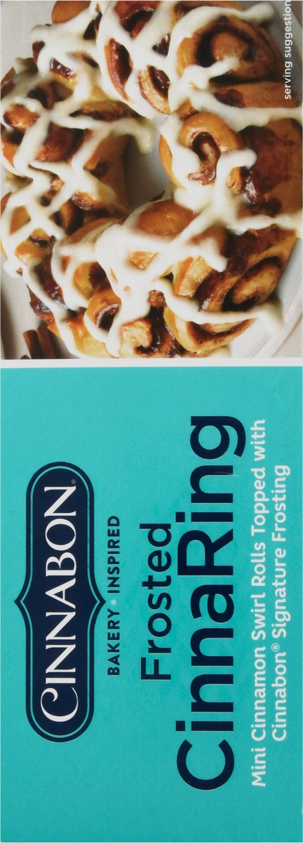 slide 8 of 9, Cinnabon Golden West Cinnabon Cinnabon Bakery Inspired Frosted Cinnaring 13 Ounces, 13 oz